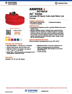 Armtex Attack Fire Hose