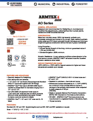 Armtex One Fire Hose