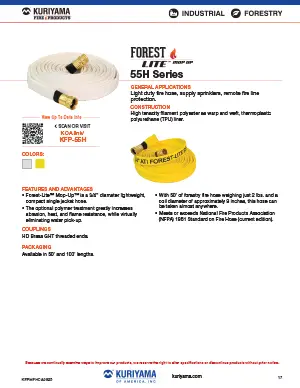Forest Lite Mop Up Fire Hose