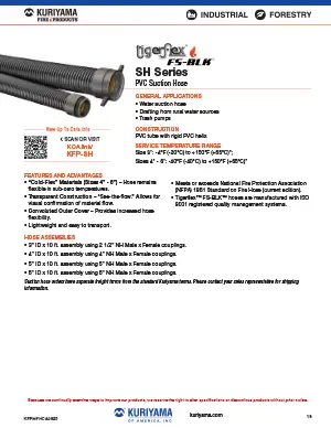 FS-BLK™ PVC Suction Hose