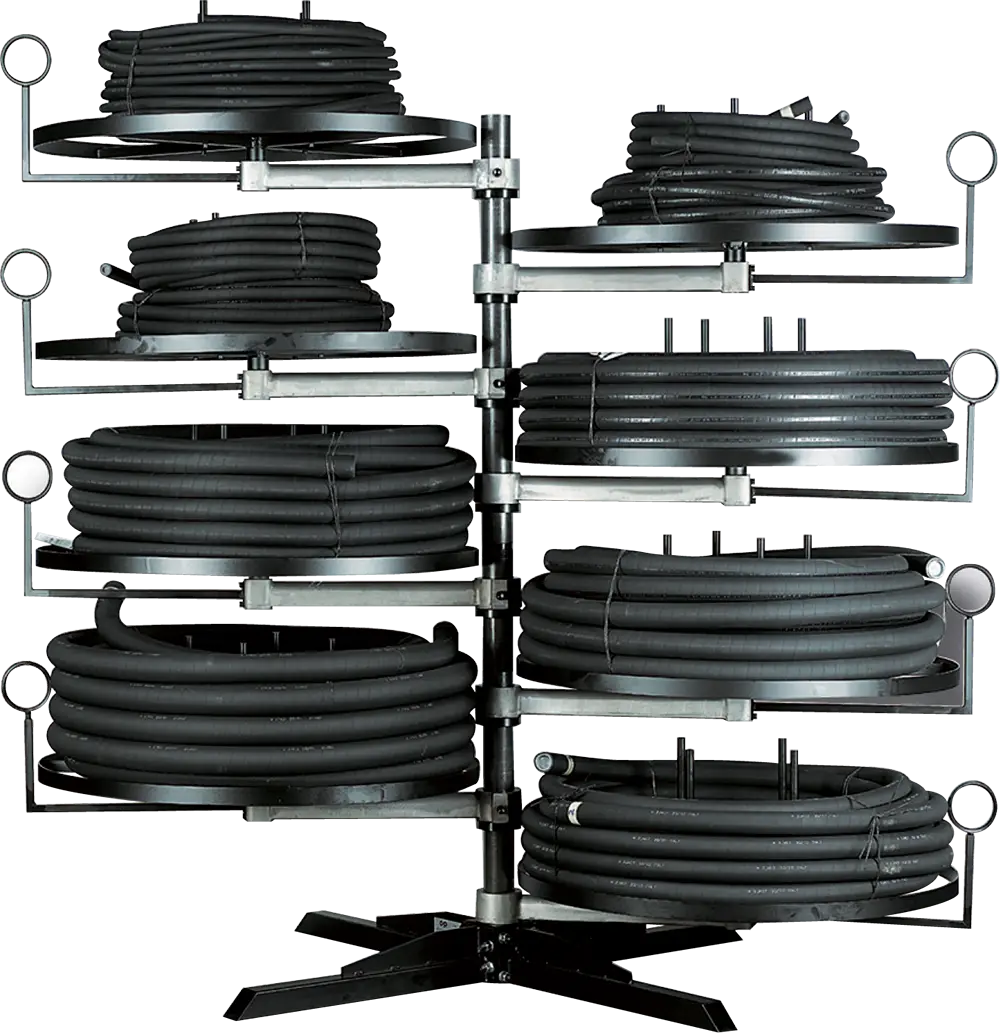 KRACK8H Eight Coil Horizontal Hose Rack