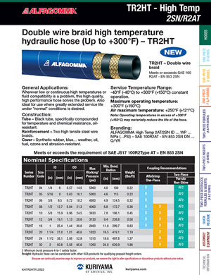 Hydraulic TR2HT hose